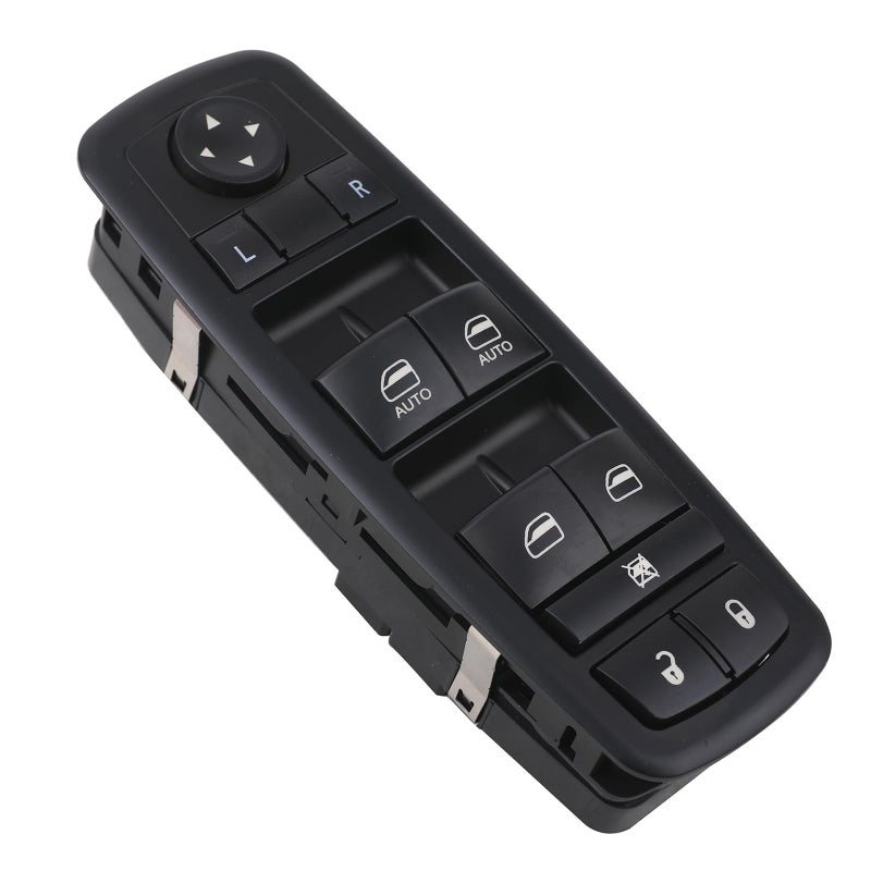 Yikesai Driver Side Power Master Window Switch - Compatible with 2015-2017 Chrysler 200, 2011-2020 Chrysler 300, 2011-2019 Dodge Charger, 2016-2022 Ram 1500 2500 3500, 2011-2021 Jeep Grand Cherokee 68231805AA - Image 1